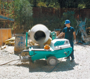 Masina de tencuit IMER Step 120, motor 400V, debit maxim material 35 l/min., dist. de pompare orizontal/vertical 60/30