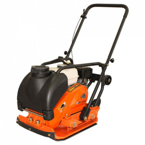 Placa compactoare unidirectionala BISONTE PC90-B&S, 13 kN, motor Briggs&Stratton, benzina 6.5 cp, greutate 95 kg