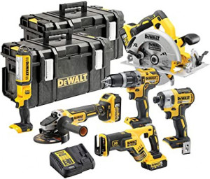 Set 5 scule cu acumulator si accesorii DeWALT DCK623P3