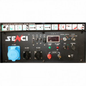 Generator SENCI SC-15000E - EVO, Putere max. 13 kW, 230V, AVR, benzina