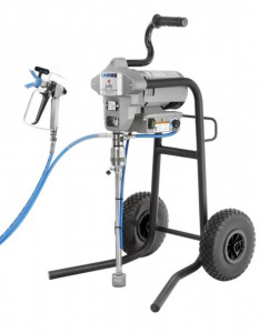 Pompa de vopsit / zugravit AIRLESS Industriala cu Carucior - Complet Echipata - 1,9L/min - Larius Jolly