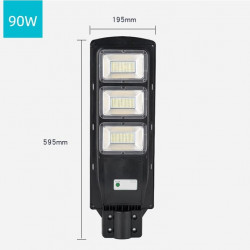Lampa stradala SOLARA 90W, telecomanda cu functii multiple