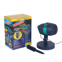 Proiector laser rotativ bicolor pentru exterior