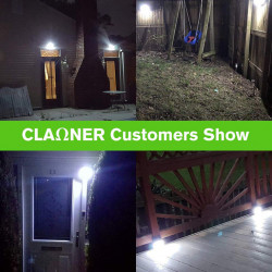 Set 4 x Lampa 80 Led cu incarcare solara si senzor de miscare.