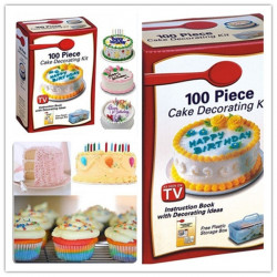 Set de 100 de piese pentru decorarea torturilor/prajiturilor