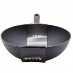 Tigaie wok Schmitter Stone Premium, inductie, 28 x 9cm