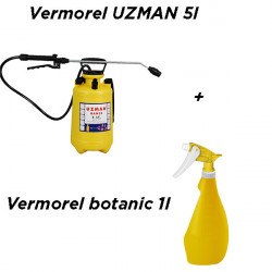 Vermorel Uzman 5 l galben cu tija metalica + Cadou Vermorel botanic 1l