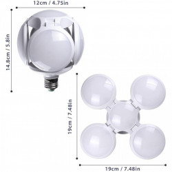 Bec led pliabil lumini fotbal UFO - E27 40W
