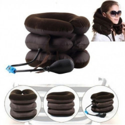 Guler cervical de tractiune, cu pompa