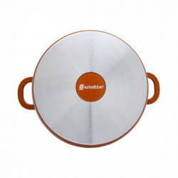 Oala cu capac aluminiu turnat, din ceramica inalta Schmitter, 24 cm, 7l
