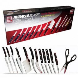 Set 13 cutite bucatarie Miracle Blade World Class