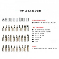 Set surubelnita magnetica cu 41 piese