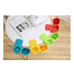 Suport cana/pahar cu separator pentru birou