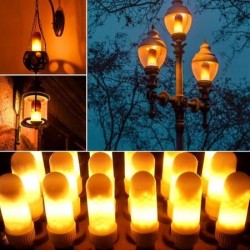 Bec led cu efect de flacara