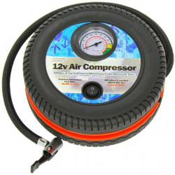 Compresor auto forma anvelopa cu alimentare bricheta, 12V