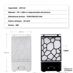 Difuzor aromaterapie Water Cube