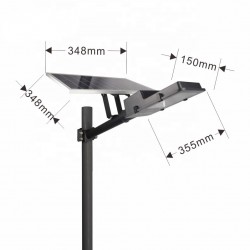 Proiector LED , 60 W cu panou solar , water proof IP65, cu telecomanda si temporizator