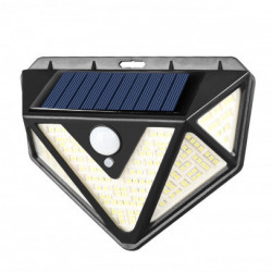 Set 2 lampi solare PREMIUM 166 LED, senzor de miscare