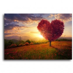 Tablou multicanvas Heart tree
