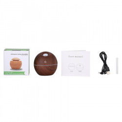 Umidificator sfera, 130ml, LED + ulei aromaterapie cadou