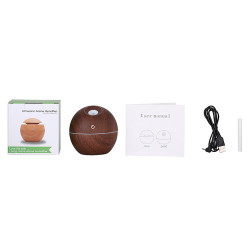 Umidificator sfera, 130ml, LED