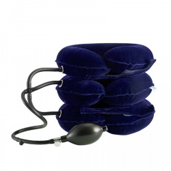 Guler cervical de tractiune, cu pompa