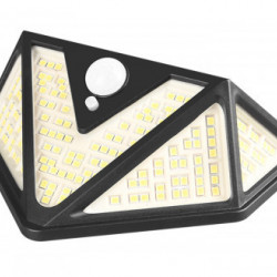 Set 2 lampi solare PREMIUM 166 LED, senzor de miscare