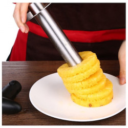 Set 2 X Curatator ananas, feliator ananas, otel inoxidabil, maner detasabil