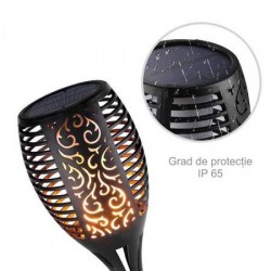 Torta Solara LED cu Efect de Flacara