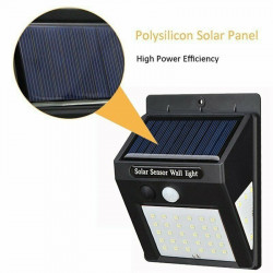 Lampa 40 Led cu incarcare solara si senzor de miscare
