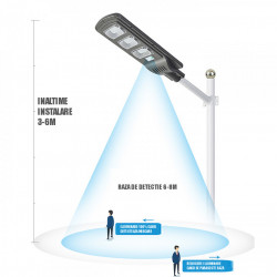 Lampa stradala SOLARA 400W, telecomanda cu functii multiple