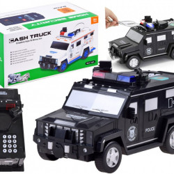 Masina de politie pusculita