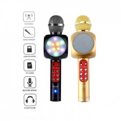 Microfon Karaoke cu difuzor si LED