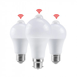 Bec Led 9W, E27 cu senzor de miscare