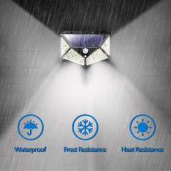 Lampa solara 100LED, senzor de miscare
