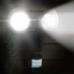 Lampa solara dubla cu senzor crepuscular si senzor de miscare