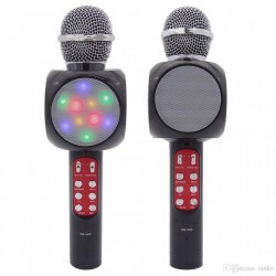Microfon Karaoke cu difuzor si LED