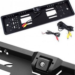 Suport pentru numar auto - cu camera marsarier