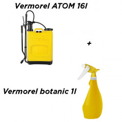 Vermorel Atom 16l galben cu tija metalica + Cadou Vermorel botanic 1l