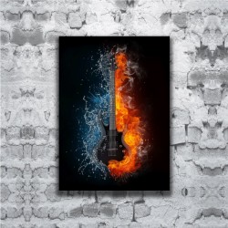 WATER AND FIRE ELECTRIC GUITAR