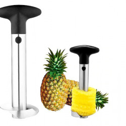 Curatator ananas, feliator ananas, otel inoxidabil, maner detasabil