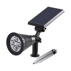 Proiector solar de exterior, cu leduri