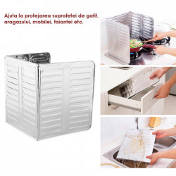 Set 2 x Protectie aragaz antistropire pentru gatit