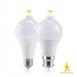 Bec Led 9W, E27 cu senzor de miscare