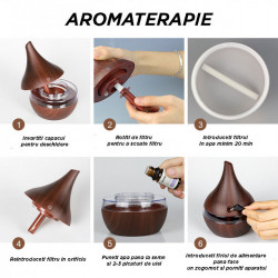 Difuzor aromaterapie Wood Grain