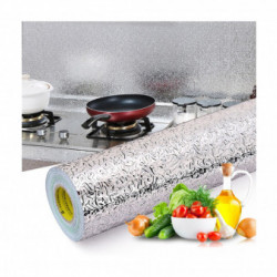 Folie de aluminiu autoadeziva bucatarie 60 x 300 cm