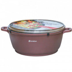 Oala cu capac din ceramica Schmitter, aluminiu turnat, 40 cm