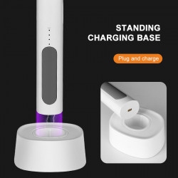 Paleta cu Descarcare Electrica Anti-Insecte, Tantari, Muste, Molii cu acumulator si dock de incarcare