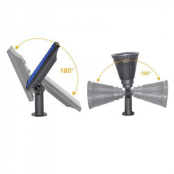 Proiector solar de exterior, cu leduri