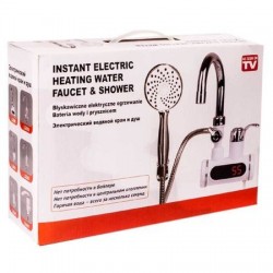 Robinet electric instant cu dus si afisaj LED